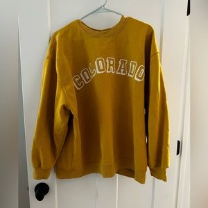 Crew neck sweatshirt
